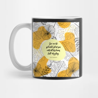 The splendid, silent sun - Walt Whitman Mug